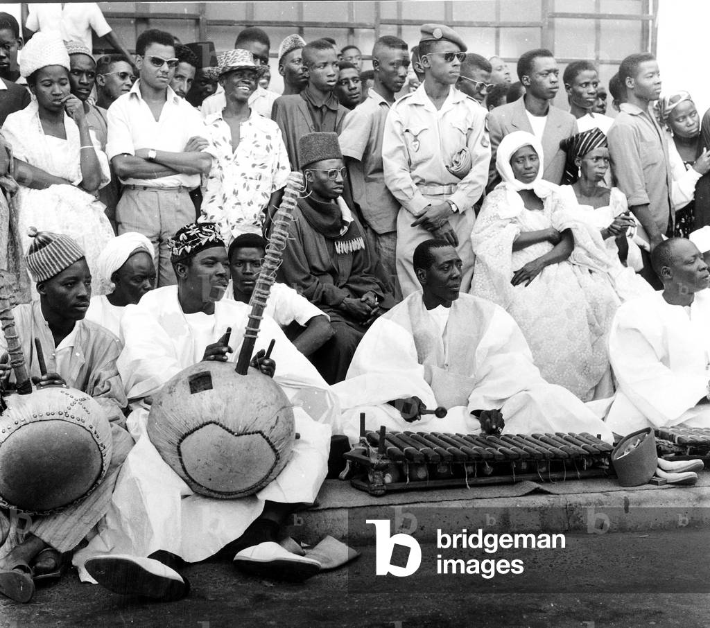 Musicians in the streets of Dakar, Senegal, Africa