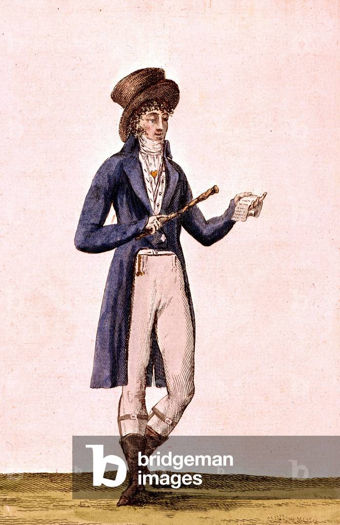 Man fashion in France c. 1795-1799