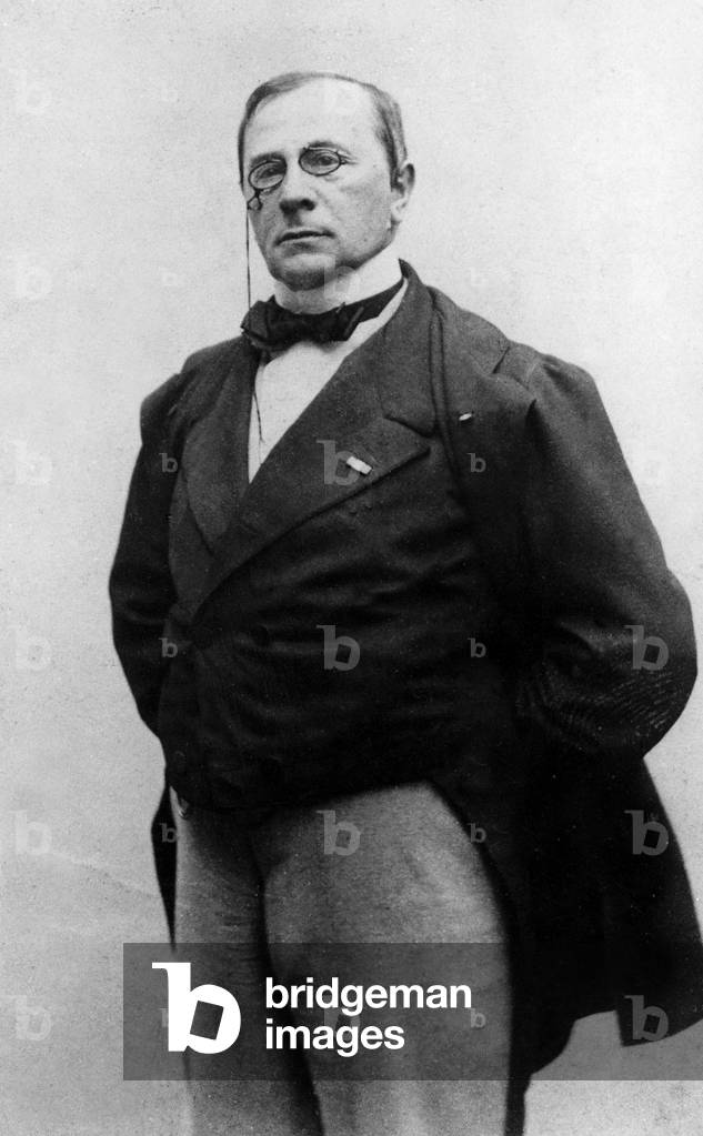 Emile de Girardin (1806-1881) French advertising executive and politician he was inventor of modern press by promoting low price newspaper