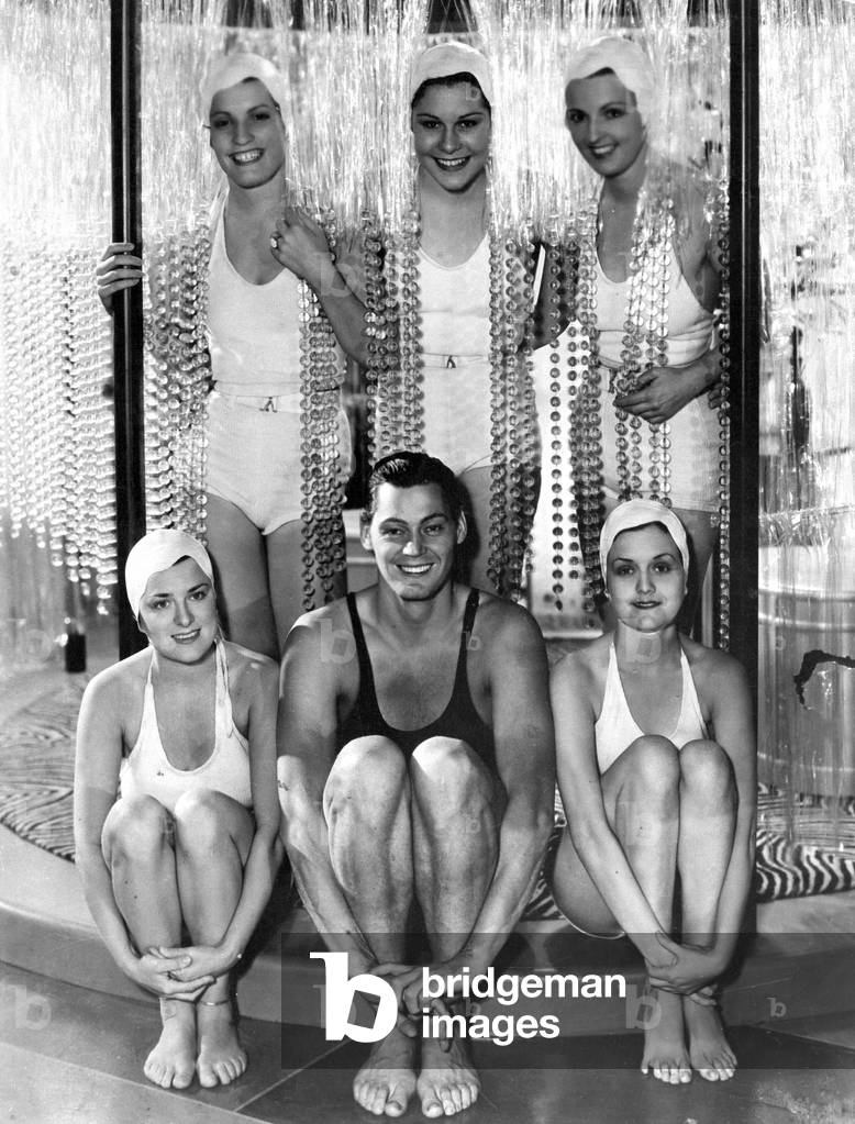 Actor and swimmer Johnny Weissmuller in Hollywood c. 1930