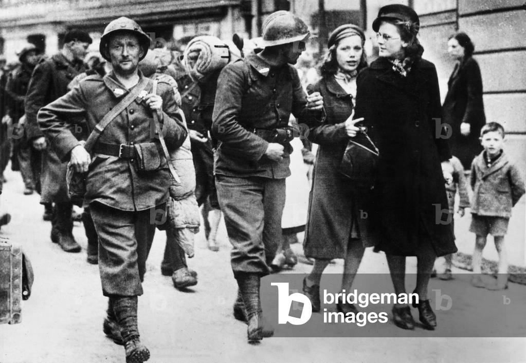 Operation Dynamo : on june 3, 1940 : French soldiers evacuated from Dunkirk, here arriving in England