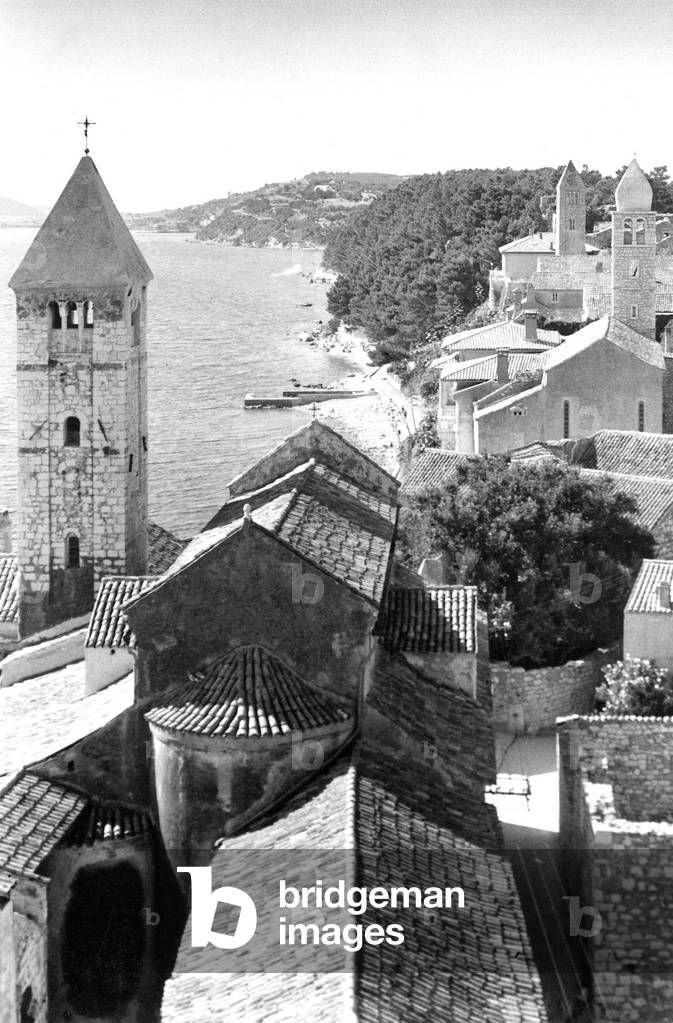 View of the harbour in Rab Yugoslavia c. 1920