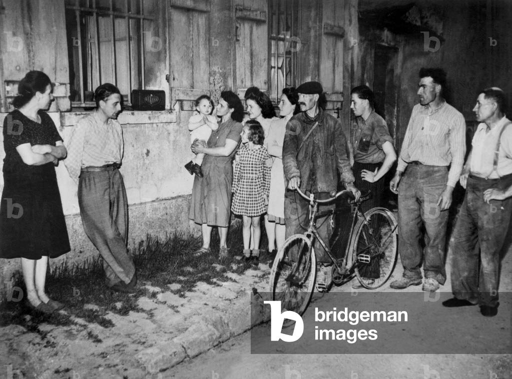 On may 15, 1947, speech of French president VincentAuriol to farmers to ask them to deliver their wheat as fast as possible