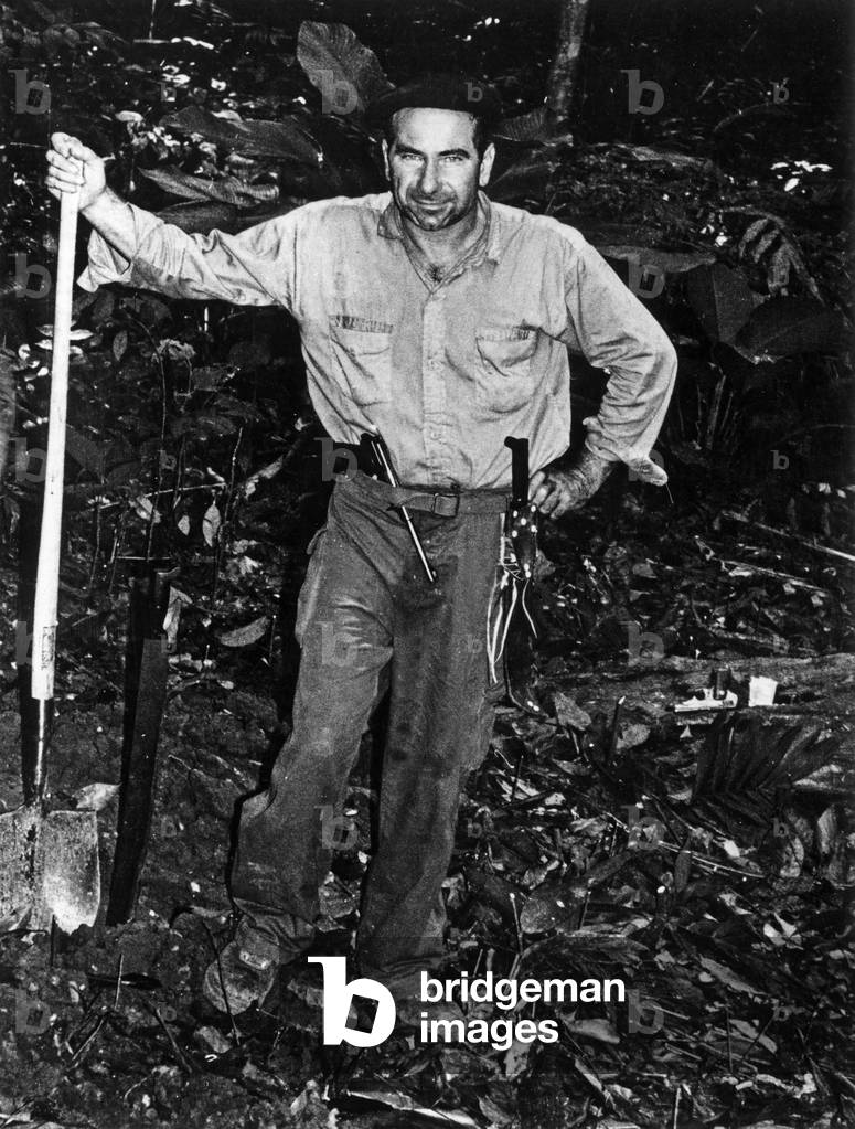 Robert Vergnes (1927-2004) French writer, archeologist, here in South America