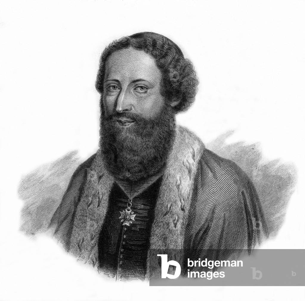 Joseph Pitton de Tournefort (1656-1708) French botanist, engraving by Pigeot after Maulet