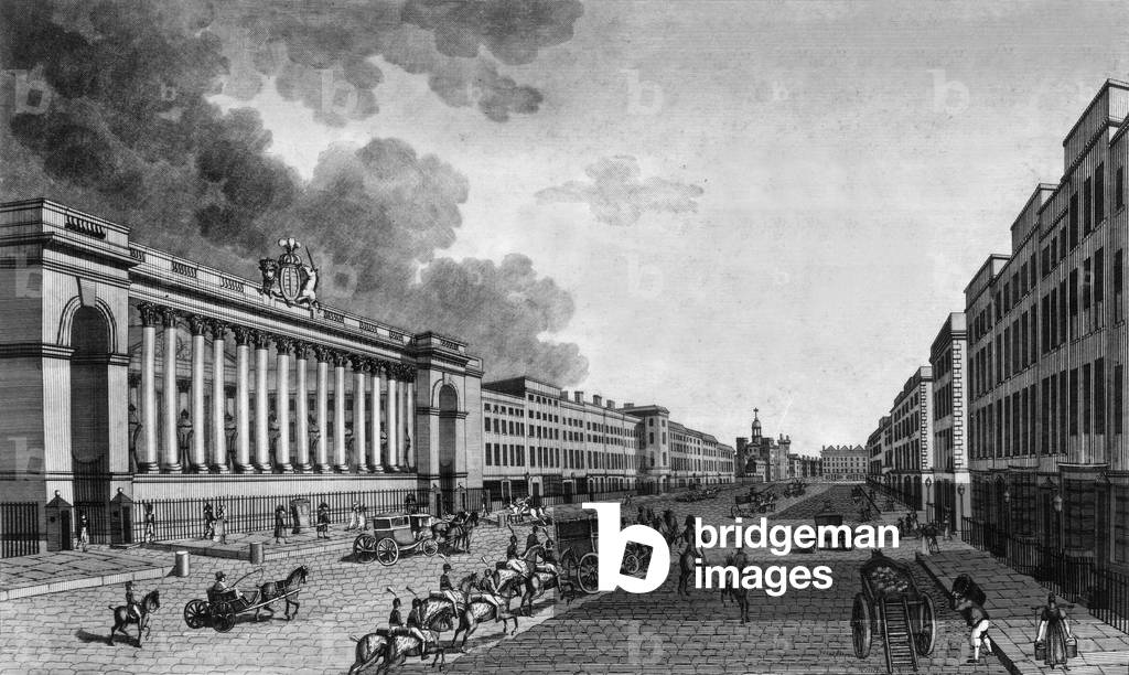 Carlton House was a mansion in London, best known as the town residence of the Prince Regent from 1783, engraving