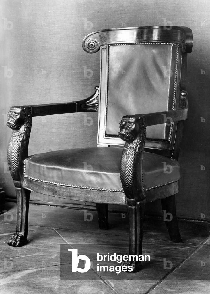 Armchair of Napoleon Bonaparte, France, pattern 