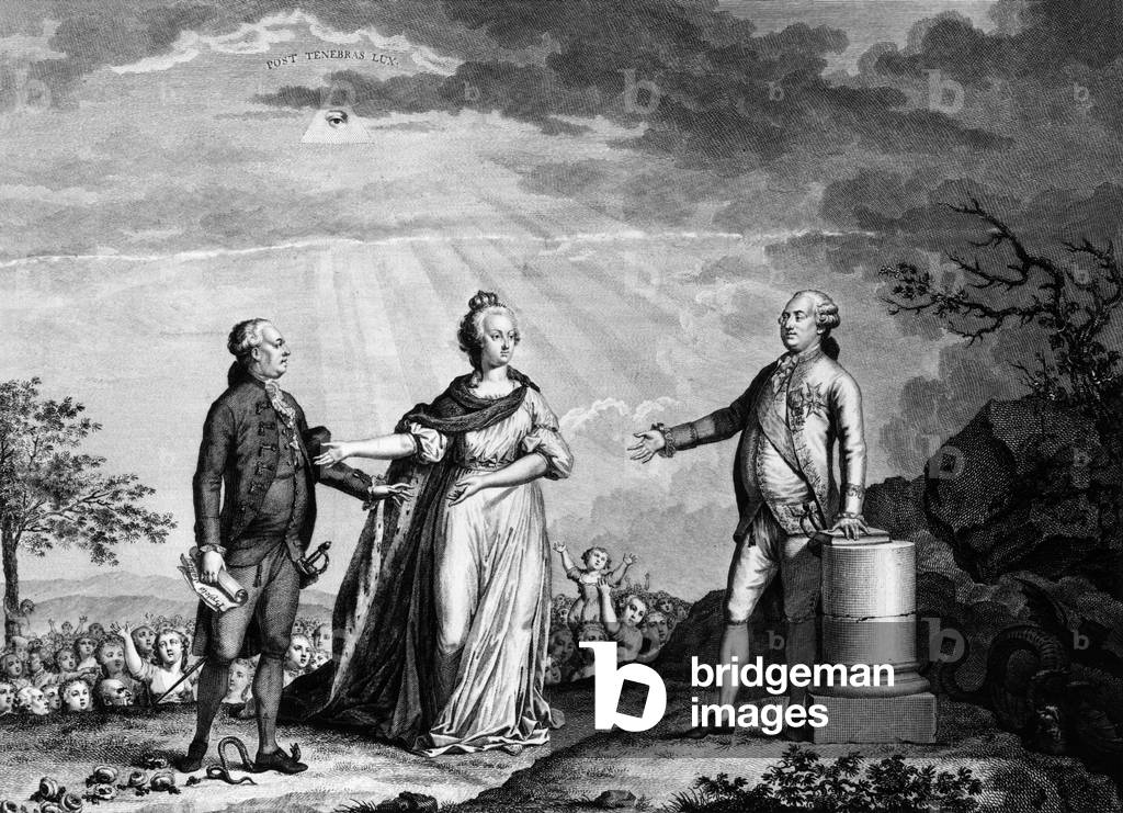 August 25, 1788 : Jacques Necker is recalled by French king Louis XVI because French people wanted him to come back, engraving