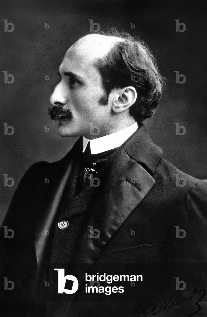 Edmond Rostand (1868-1918) French poet and playwright picture by Nadar, 1898
