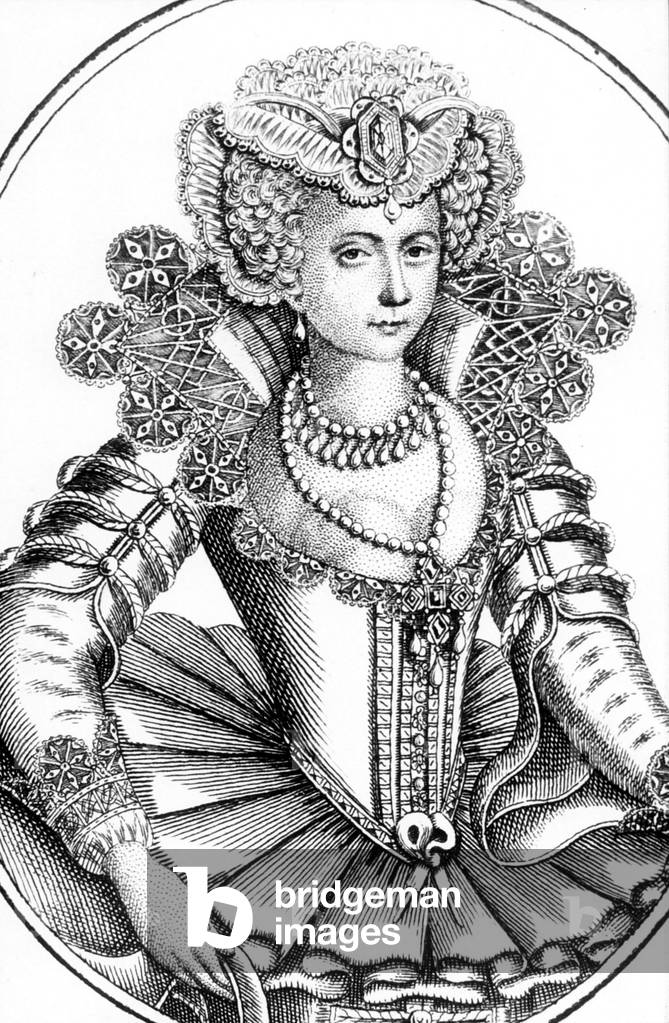 Frances Howard (1594-1632) countess of Essex then Somerset, engraving