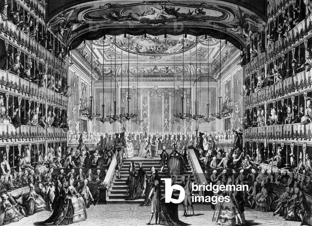 Paul 1st of Russia (1754-1801) son of duke PeterIII and CatherineII, emperor of Russia in 1796-1801 with his wife in Sophia Dorothea of Wurtemberg,enice, engraving