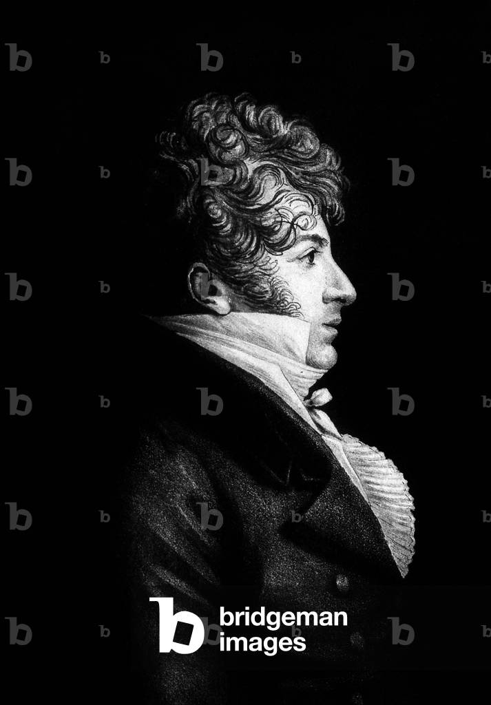 Francois-Adrien Boieldieu (1775-1834) French composer, engraving