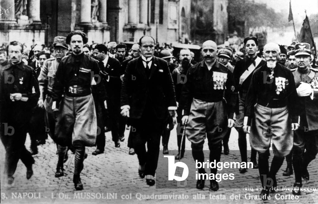 Benito Mussolini leader of the 