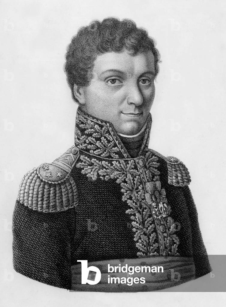 Francois Etienne Kellermann (1735-1820) French officer, engraving