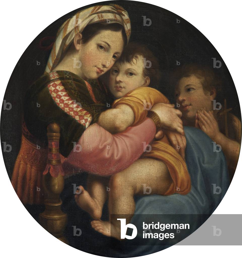 The 'Madonna della Sedia' (oil on canvas)
