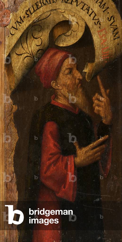 A Saint (oil on board)