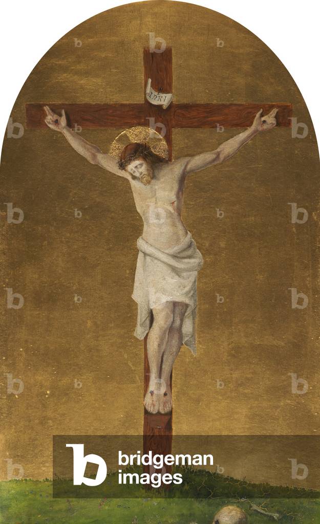 The Crucifixion, 1860 (oil on board)