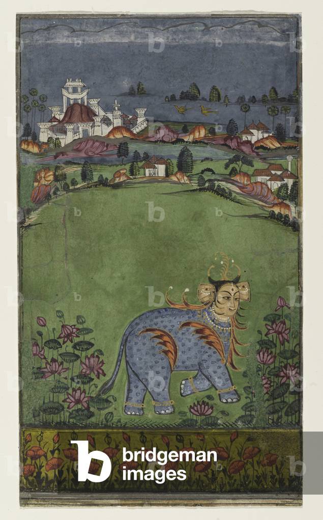 Page from an Astrological Treatise, c.1750 (opaque w/c on paper)