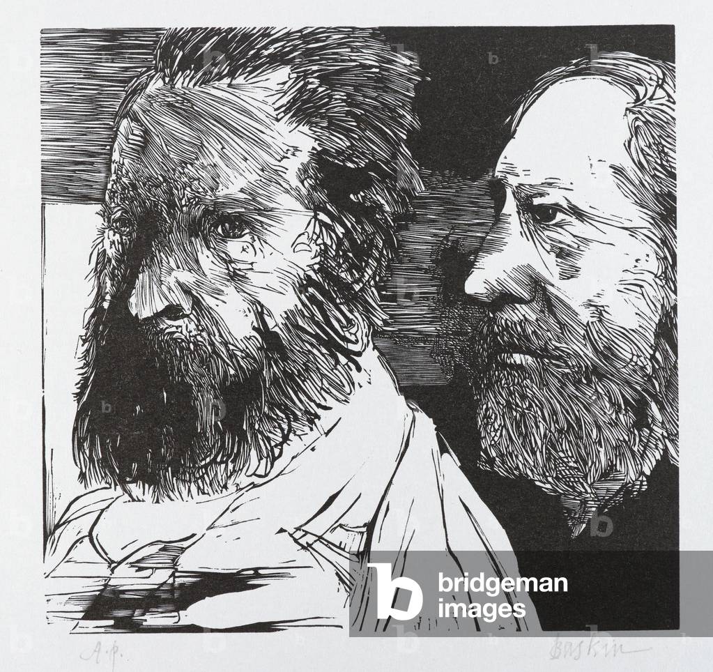 J. F. Millet and Th. Rousseau (woodcut)