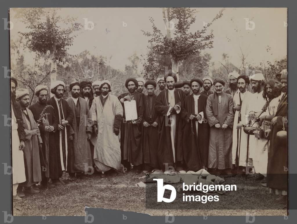 A Group of Religious Men in Religious Garb, late 19th-early 20th century (silver gelatin print)