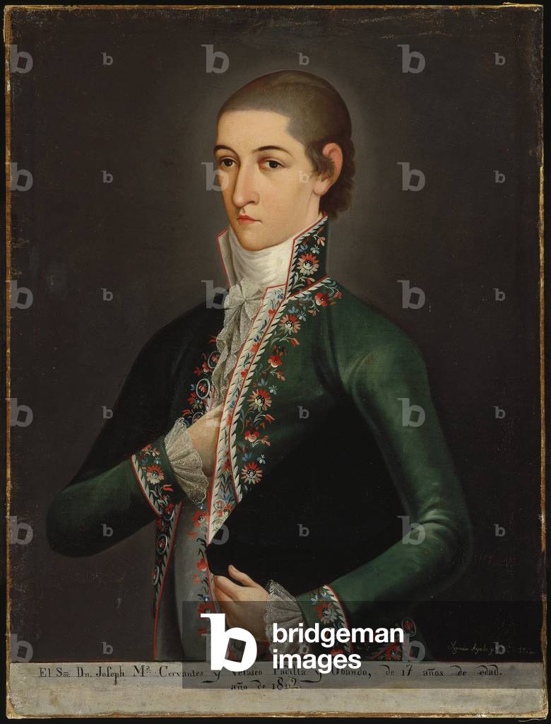 Don Jose Maria Cervantes y Velasco Padilla y Obando, 1802 (oil on canvas)