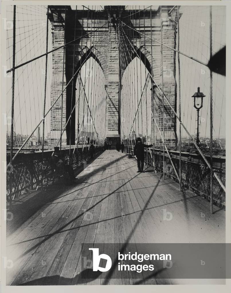 East River Bridge, 1888 (gelatin silver print)