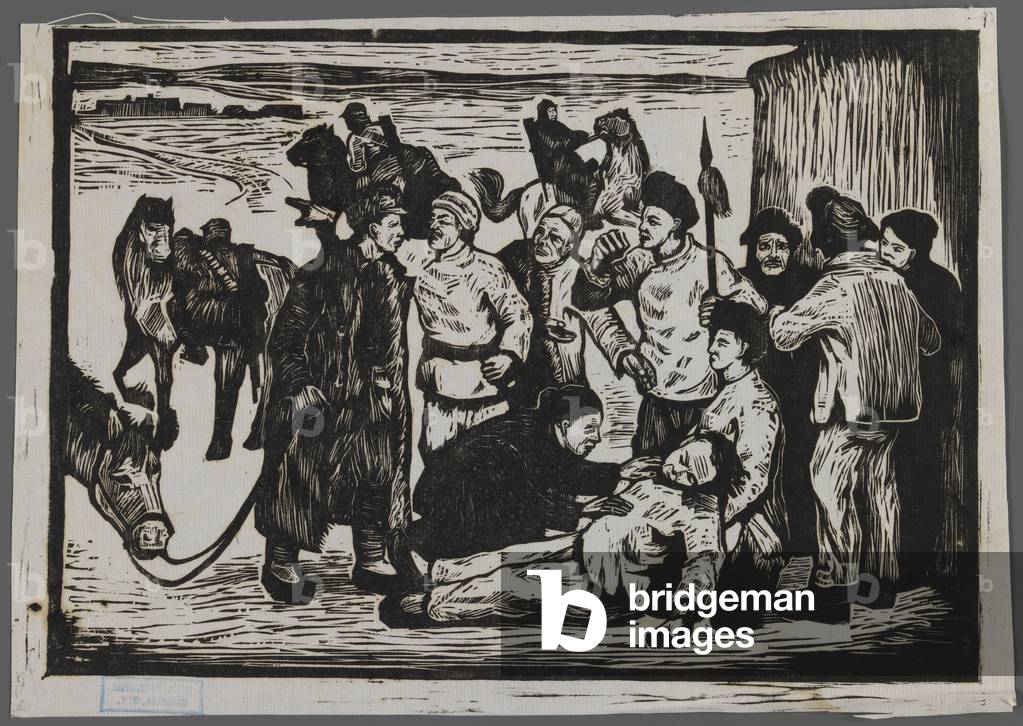 Vendetta per i morti, c.1945 (xilografia)