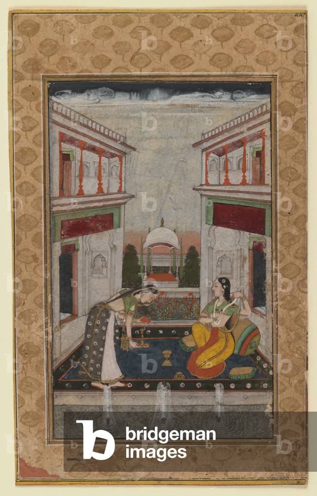 Syam Kalyan Ragini, c.1740-1750 (opaque w/c on paper)