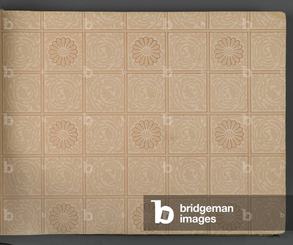 Wallpaper sample book, before 1917 (print)