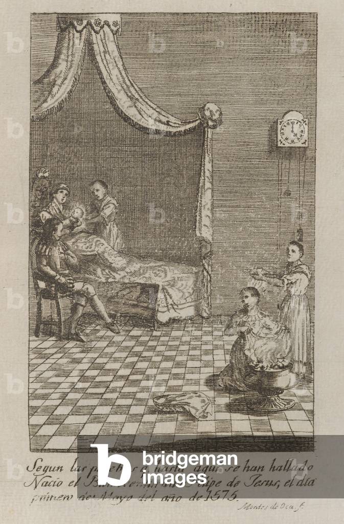Life of Saint Philip of Jesus (Vida de San Felipe de Jesus), 1801 (engraved print on white antique laid paper)
