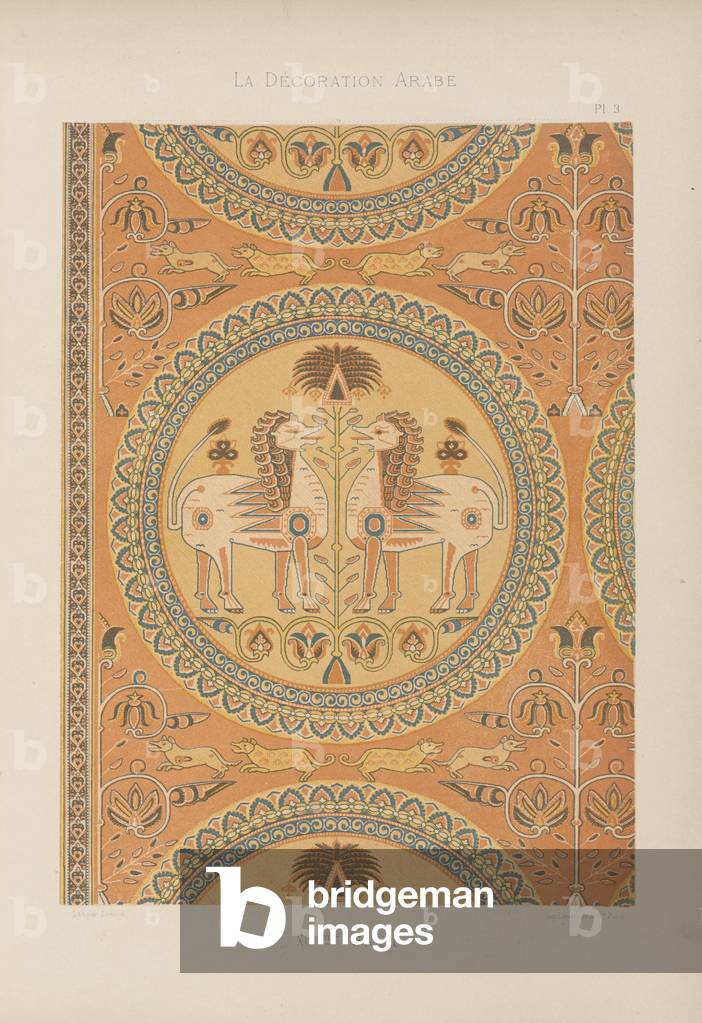 La Decoration Arabe, published by J. Savoy, Paris, 1885 (chromolitho)