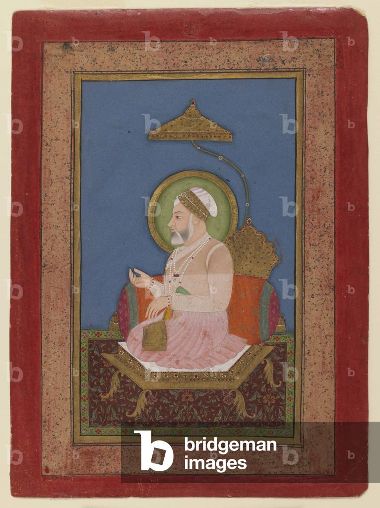 Emperor Alamgir II, c.1756 (opaque w/c on paper)