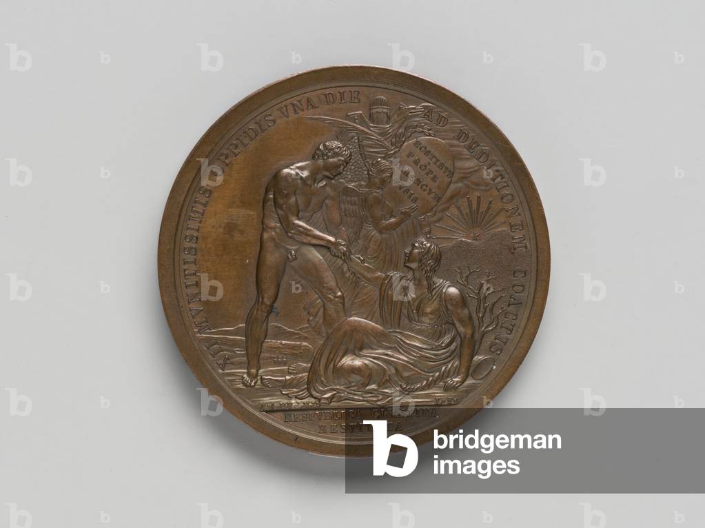 Medal: Allegorical figures