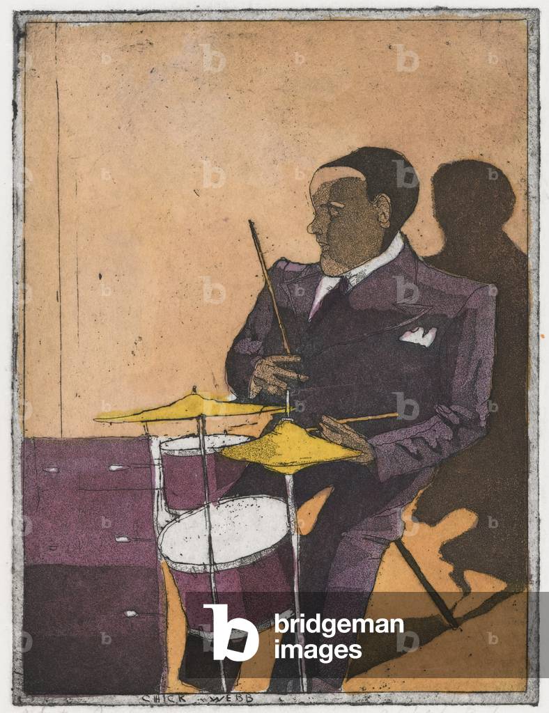 Chick Webb, 1977 (intaglio)	