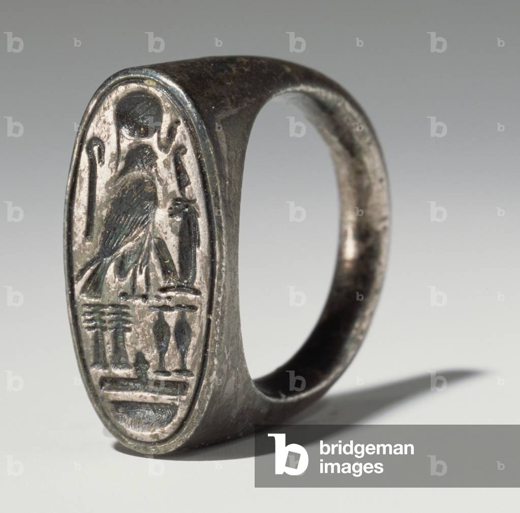 Ring gehört zu Ramesses IV (1153-1147 BC) New Kingdom (Silber)