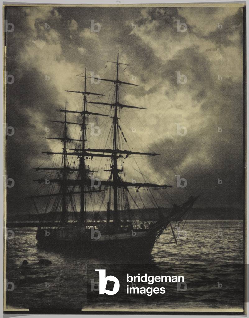 Safe in Port (b/w photo)