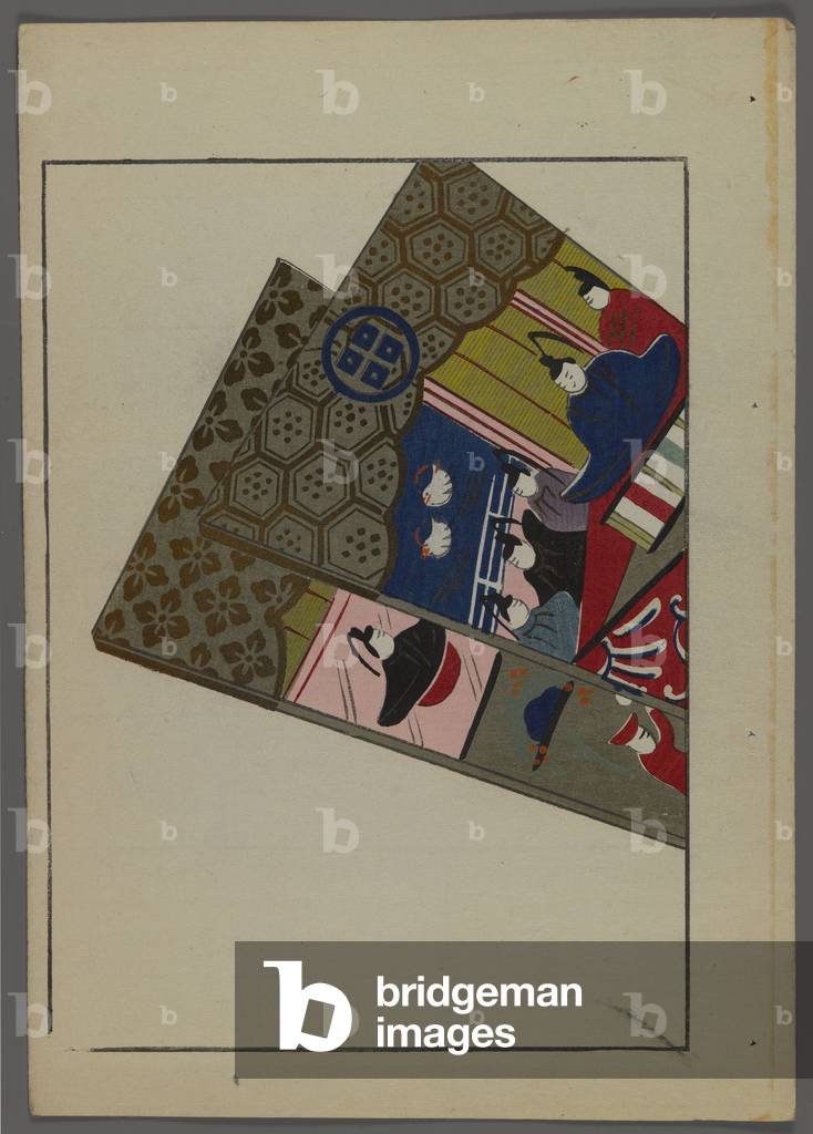 Japanese toys, from Unai no tomo (A Child's Friends) by Shimizu Seifu, 1891-1923. Hanetsuki paddles.