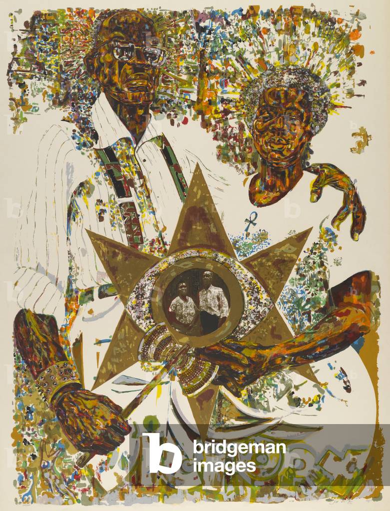 Victory in the Valley of Eshu, 1971 (screenprint on paper)