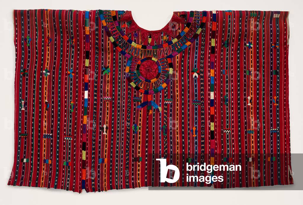 Ceremonial Blouse, Maya, 20th Century (cotton, satin)
