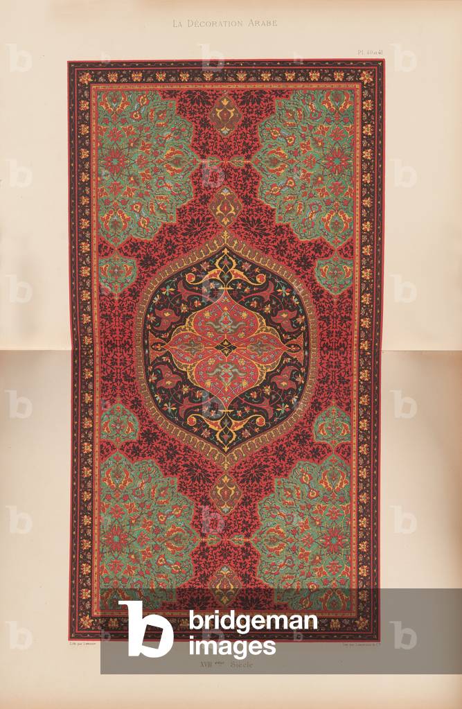 La Decoration Arabe, published by J. Savoy, Paris, 1885 (chromolitho)