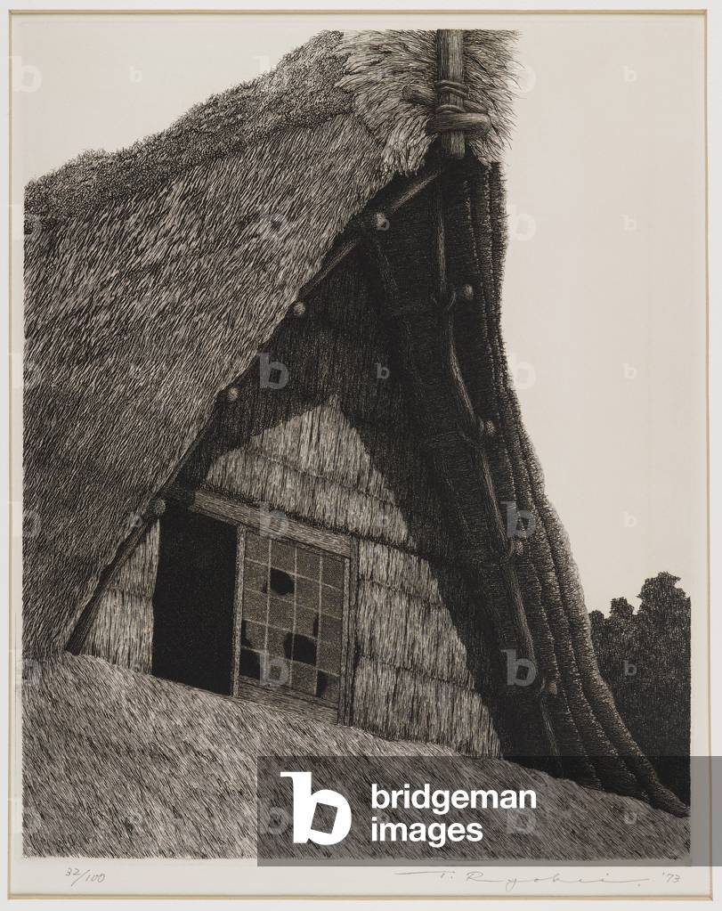 Farm House, 1973 (etching)