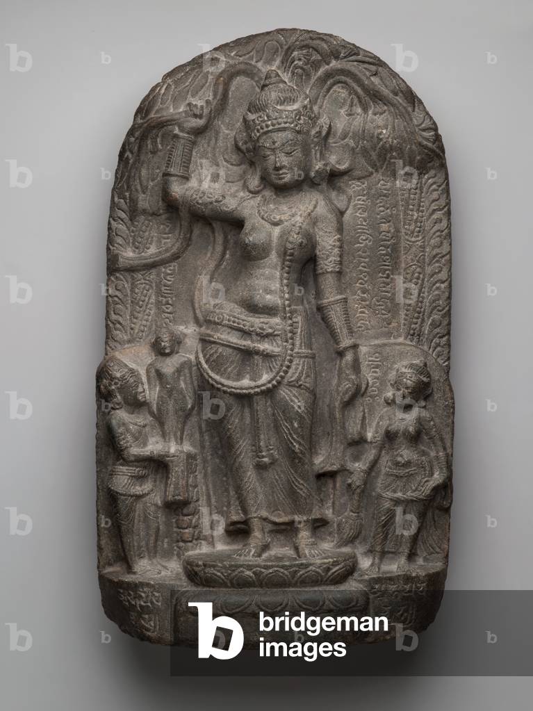 Nativity scene: the Birth of Buddha (schist)
