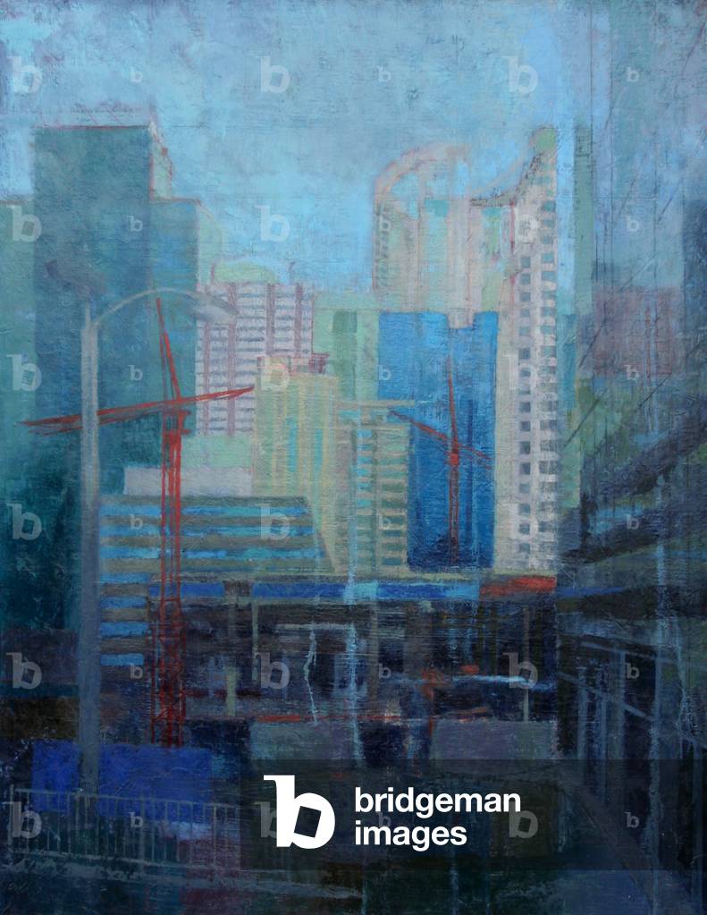 Bangkok Boom, 2009 (oil on gesso panel)