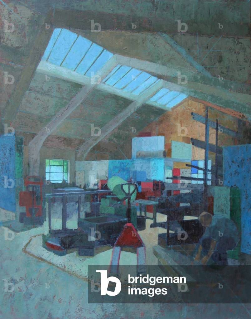 Barnaby's Factory 2012 (oil on gesso panel)