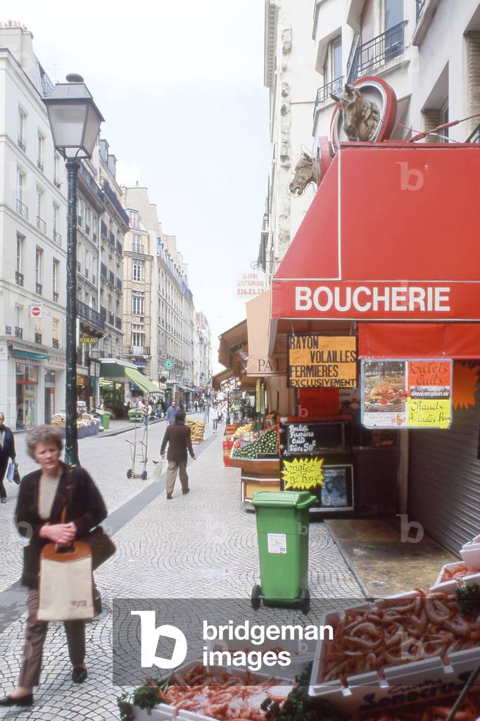 Rue de Montorgueil in Paris.