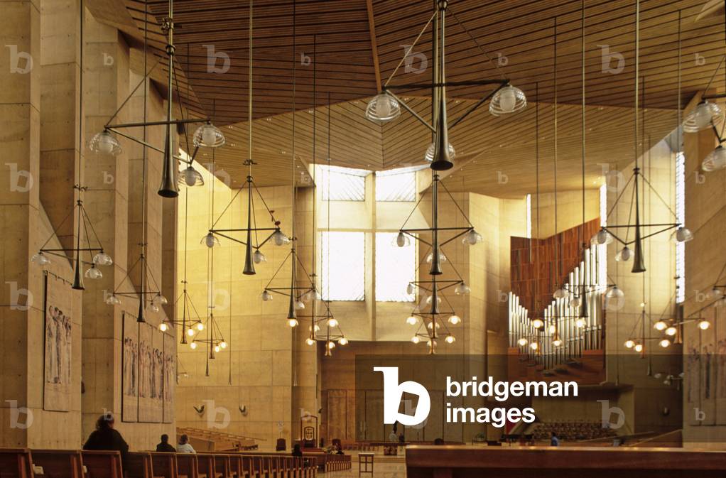 Cathedrale Notre Dame des Anges, 555 West Temple Street, Los Angeles (California, USA). Architect Rafael Moneo, 2002.