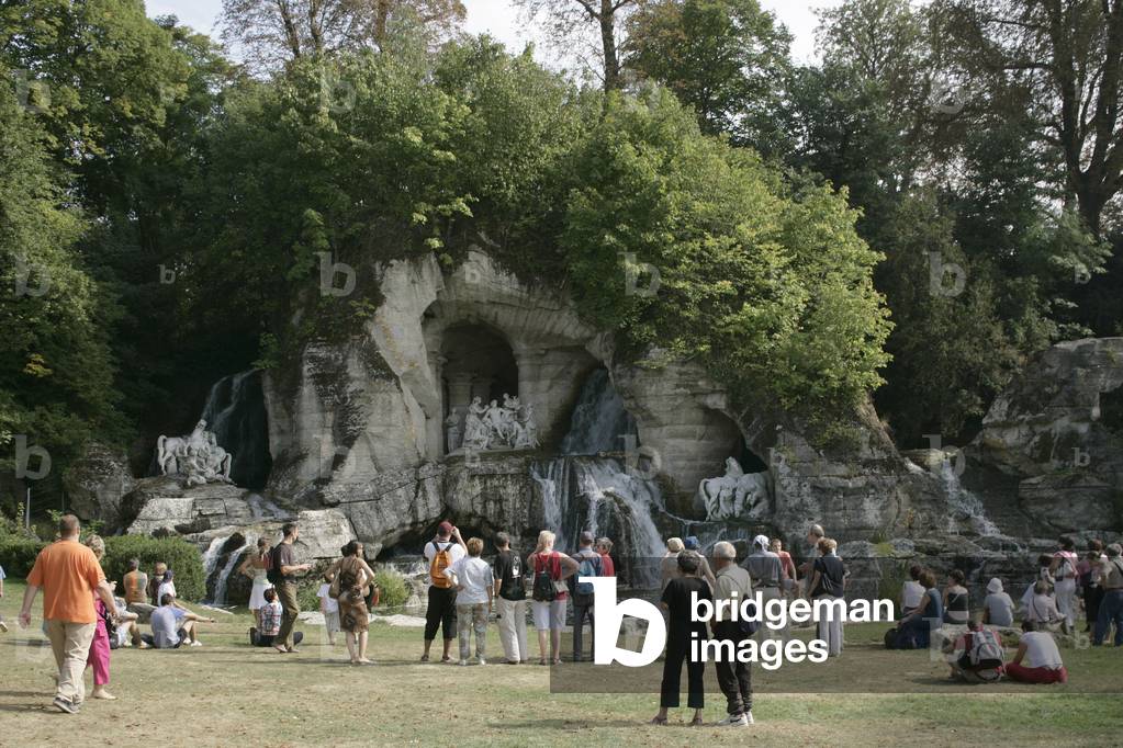 Cave of Thetis (Thetys) in the park of the castle of Versailles (Yvelines, Ile de France), Andre Le Notre (1613-1700).