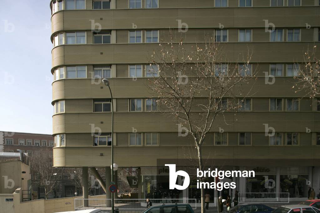 Residential buildings in Madrid (Spain).