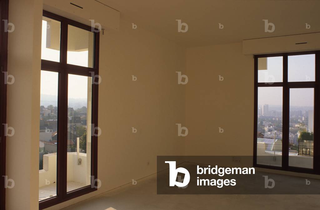 Apartment in Paris 75019. Architect Jean Pierre Buffi.