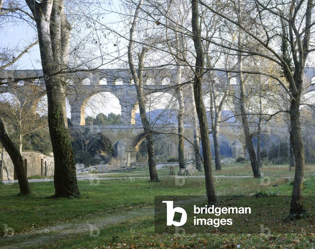 Le pont du Gard, Languedoc-Roussillon (Languedoc Roussillon), France